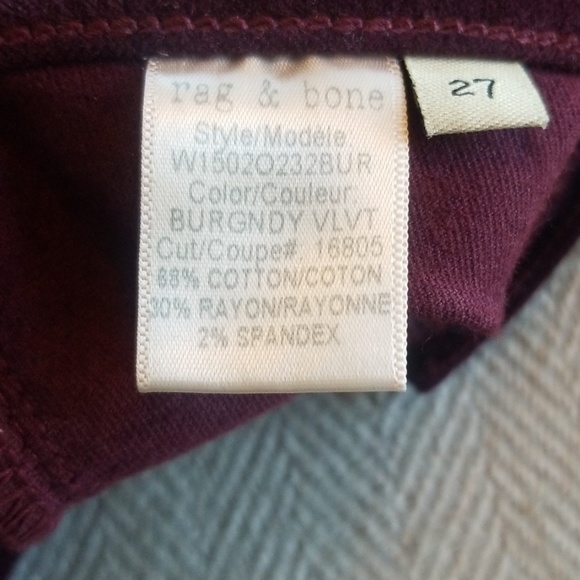 Rag & bone pants 27. (1) - Picture 5 of 8